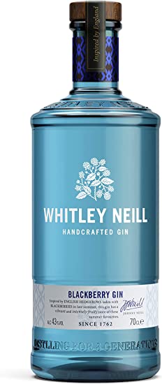 Whitley Neill Gin 70cl Chocolate Truffle and Drinks Biscuits Gift Box with Glass